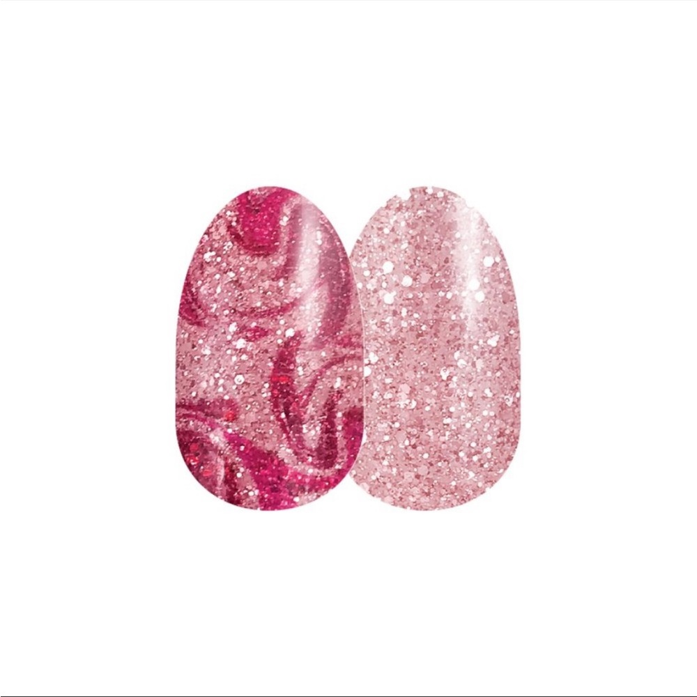 *Retired* Color Street: Feeling Marble-ous | Pink Swirls Glitter Sparkle Pastel - Picture 11 of 12